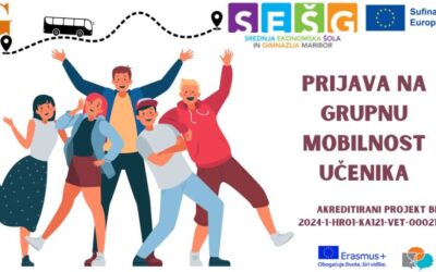 NATJEČAJI ZA ERASMUS+ PROJEKT – PRIJAVA NA GRUPNU MOBILNOST UČENIKA