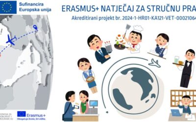 REZULTATI NATJEČAJA ZA SUDJELOVANJE UČENIKA U ERASMUS+ PROJEKTU – STRUČNA PRAKSA