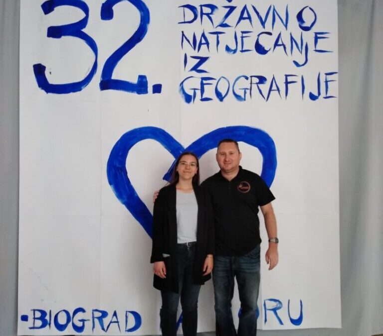 DRŽAVNO NATJECANJE IZ GEOGRAFIJE – LANA MOHARIĆ (4. H) OSVOJILA 10. MJESTO!