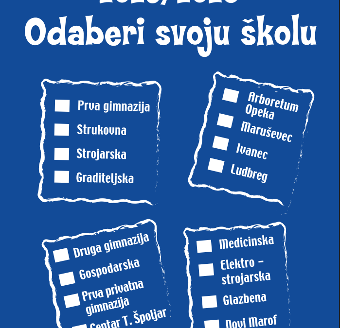 Brošura „Odaberi svoju školu“