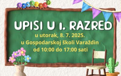 UPISI U 1. RAZRED – školska godina 2025./2026.