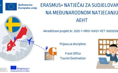 NATJEČAJI ZA ERASMUS+ PROJEKT – PRIJAVA UČENIKA I MENTORA NA MEĐUNARODNO NATJECANJE AEHT-a