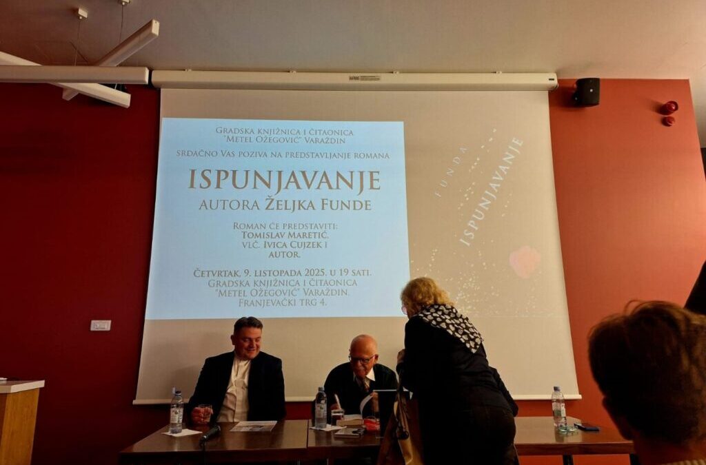 Novi roman varaždinskog pisca Željka Funde