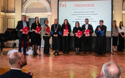 Priznanje Gospodarskoj školi Varaždin povodom dana Fakulteta organizacije i informatike Varaždin