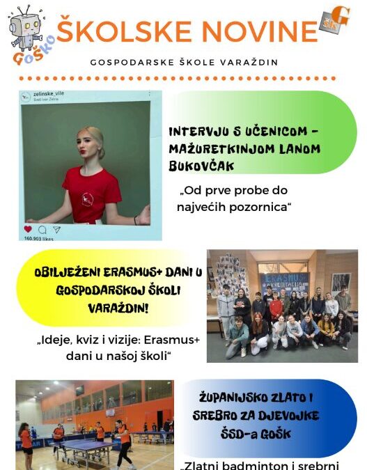 Novo izdanje školskih novina, prosinac 2025.