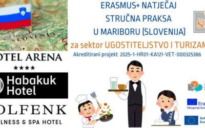 NATJEČAJI ZA ERASMUS+ PROJEKT – OBAVLJANJE STRUČNE PRAKSE U SLOVENIJI