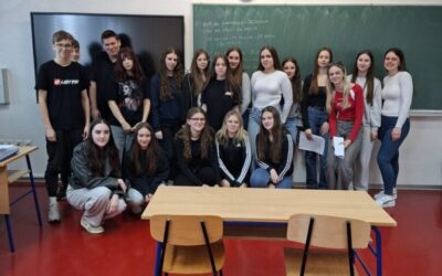 Učenice 4. E razreda Gospodarske škole Varaždin održale su edukativnu radionicu Računovodstvena početnica učenicima 1. E i 1. K razreda