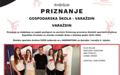 DRŽAVNO PRVENSTVO U BADMINTONU