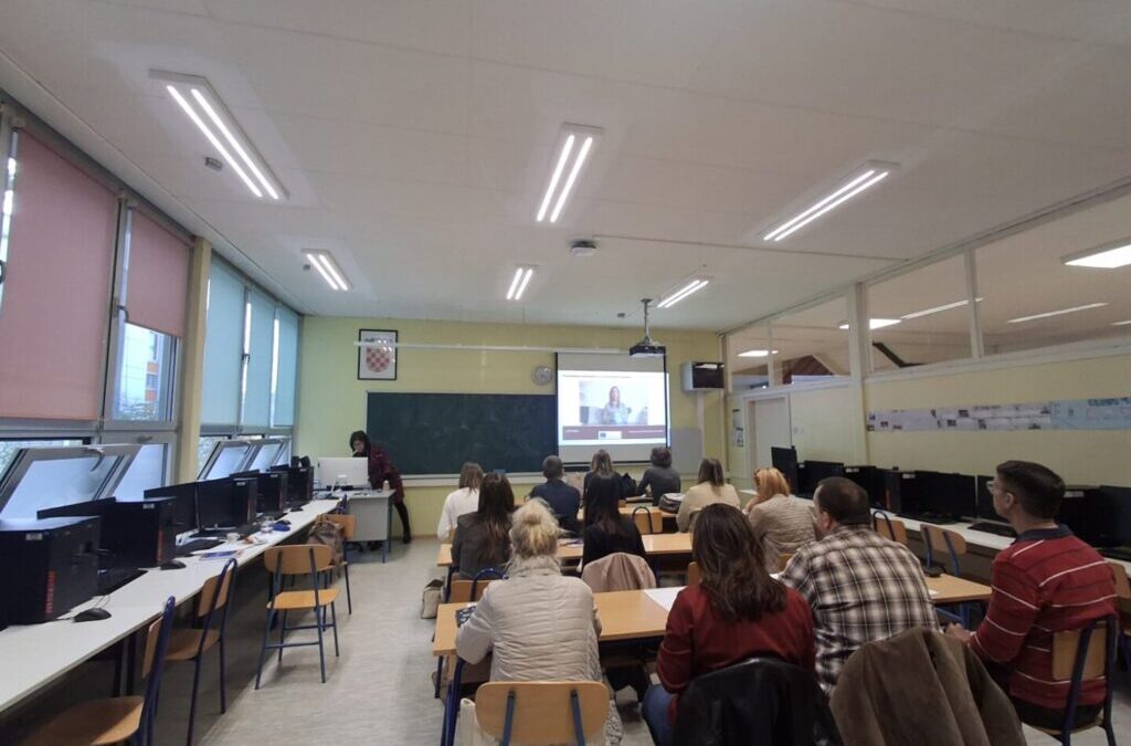 Biserka Zajec, prof. održala radionicu „AI for Education – Exploring the Frontiers of ICT“ na Županijskom stručnom vijeću nastavnika engleskog jezika