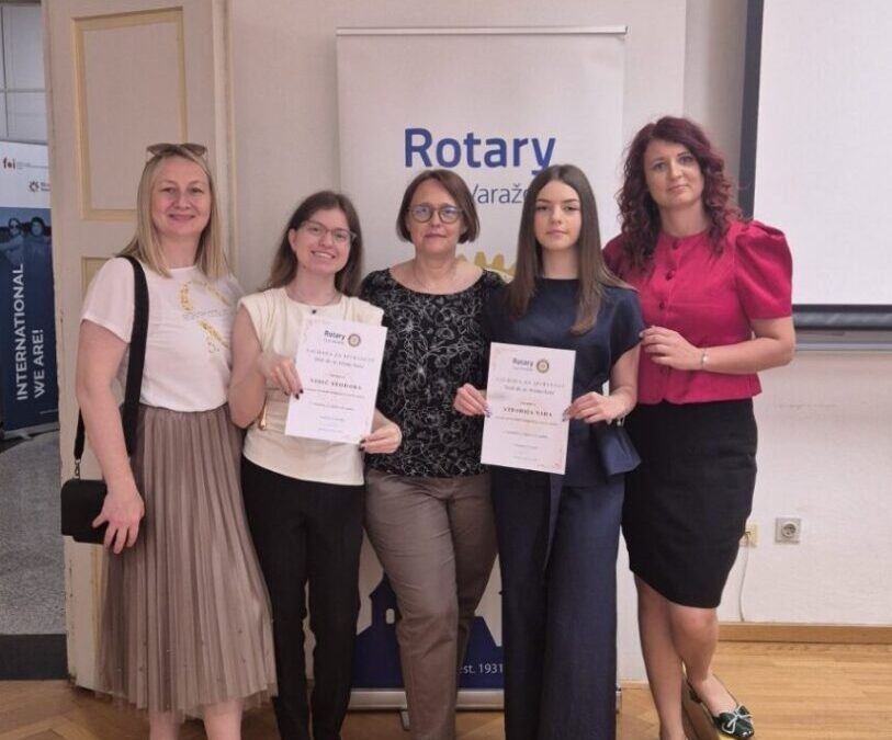 Učenice Gospodarske škole Varaždin dobitnice Rotary nagrade