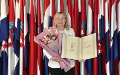 Jasminki Prstec, nastavnici Gospodarske škole Varaždin, dodijeljena je prestižna nagrada za rad i rezultate u srednjoškolskom odgoju i obrazovanju “Ivan Filipović”