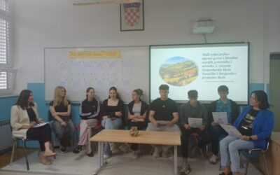 Javno predstavljanje rezultata zajedničkog projekta Mali svijet jezika: mjesni govor i identitet starijih govornika i učenika 2. razreda Gospodarske škole Varaždin i Strojarske i prometne škole