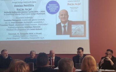 U GRADSKOJ KNJIŽNICI VARAŽDIN PREDSTAVLJENA DRUGA KNJIGA IZABRANIH DJELA DENISA PERIČIĆA „KAJ JE, TU JE!”